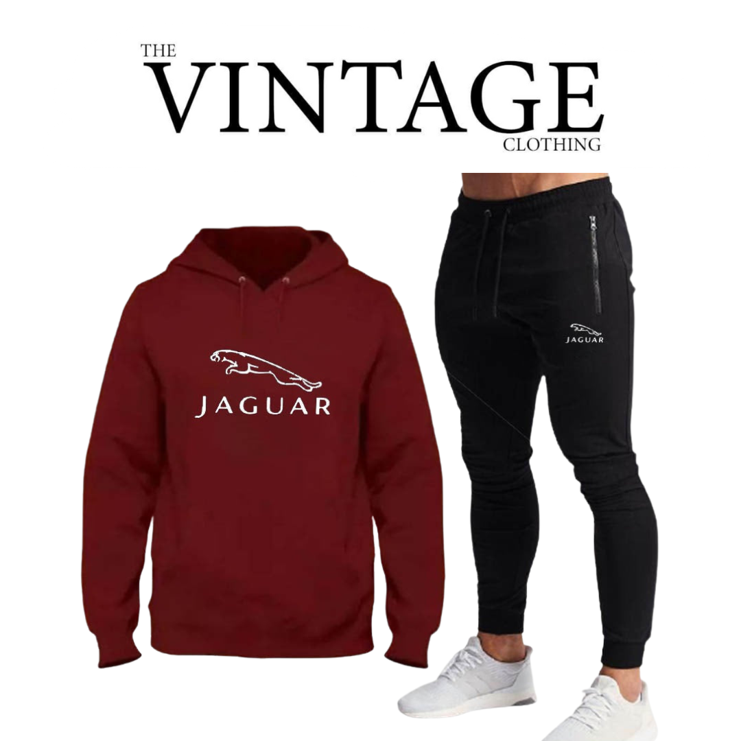 Jaguar Maroon Tracksuit