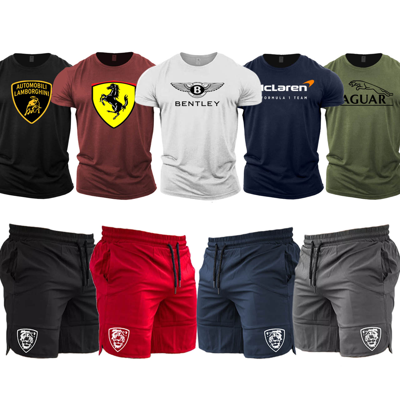 Pack of 9 Cars (T-Shirts + Shorts )