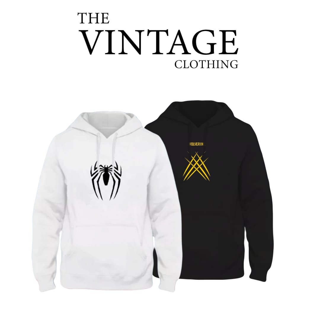 Pack of 2 Printed Hoodies